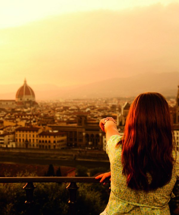 Blick auf Florenz, Italien, © istockphoto.com©Maica