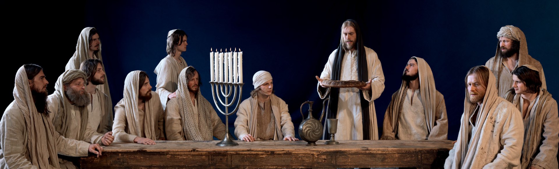Abendmahl bei den Passionsspielen Oberammergau, © Passionsspiele Oberammergau 2020