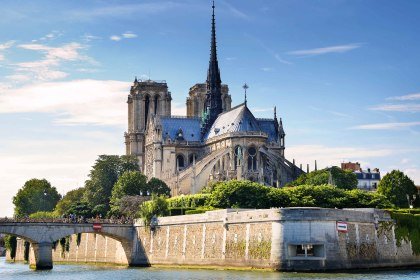 Blick auf die Kathedrale Notre-Dame in Paris, Frankreich, © Valerijs Kostreckis - Fotolia.com