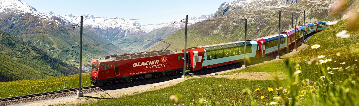 Der Glacier-Express. Der langsamste Schnellzug der Welt, Schweiz, © rhb1505