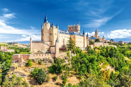 Blick auf den Alcázar von Segovia, Spanien, © emperorcosar - Fotolia.com