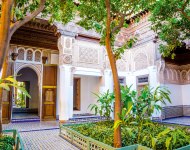 Innenhof im Palast Bahia in Marrakesch, Marokko, © olena-z - stock.adobe.com