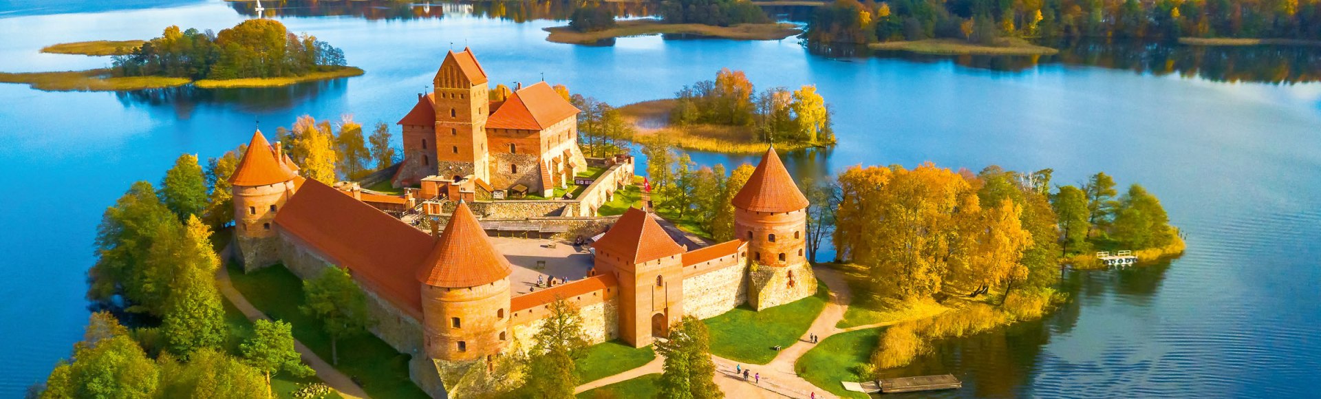 Blick auf die Inselburg Trakai, © lukjonis-Fotolia.com