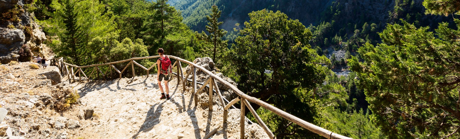 Die Samaria-Schlucht auf Kreta, © iStockpoto.com©Saro17