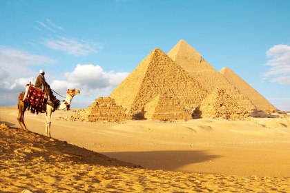 Die Pyramiden von Gizeh, Ägypten, © Istockphoto.com©sculpies