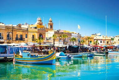 Hafen von Marsaxlokk auf Malta, © iStockphoto.com©ZoltanGabor