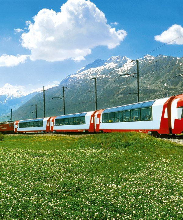 Glacier Express, Schweiz, © Bayerisches Pilgerbüro