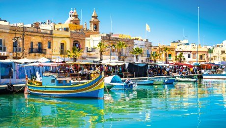 Hafen von Marsaxlokk auf Malta, © iStockphoto.com©ZoltanGabor