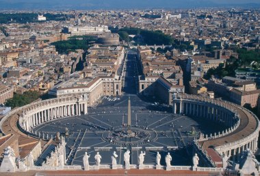 Blick auf den Petersplatz in Rom, © Bayerisches Pilgerbüro
