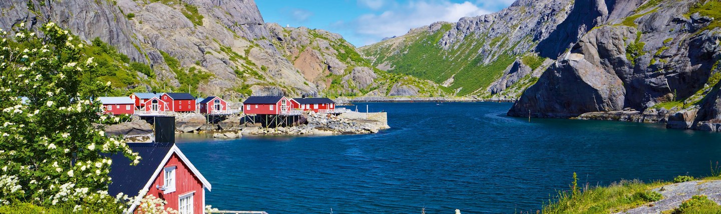 Das Fischerdorf Nusfjord , © harvepino©Fotolia.com