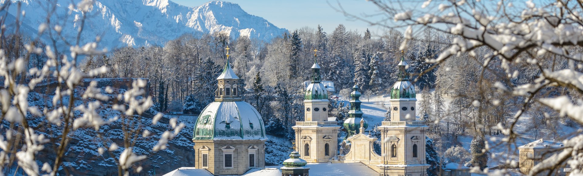 Salzburger Dom im Winter, Österreich, © Tourismus Salzburg, Foto: Breitegger Günter