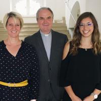 Unser Team:  Sabine Klarl,  Domvikar Andreas Albert,  Selina Guggenberger, © Diözese Regensburg