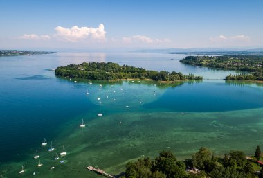 Blick auf die Insel Mainau am Bodensee, Deutschland, © Marketing und Tourismus Konstanz GmbH