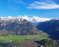 Blick auf Eiger, Mönch und Jungfrau, Schweiz, © Jürgen Neubarth