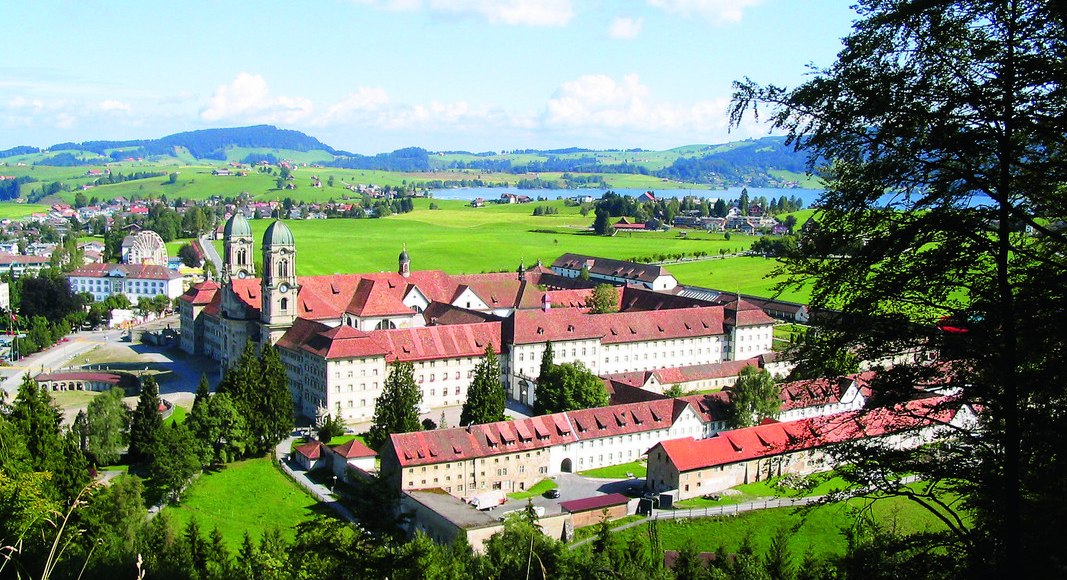 Kloster Einsiedeln, wichtigster Wallfahrtsort der Schweiz, © Bayerisches Pilgerbüro