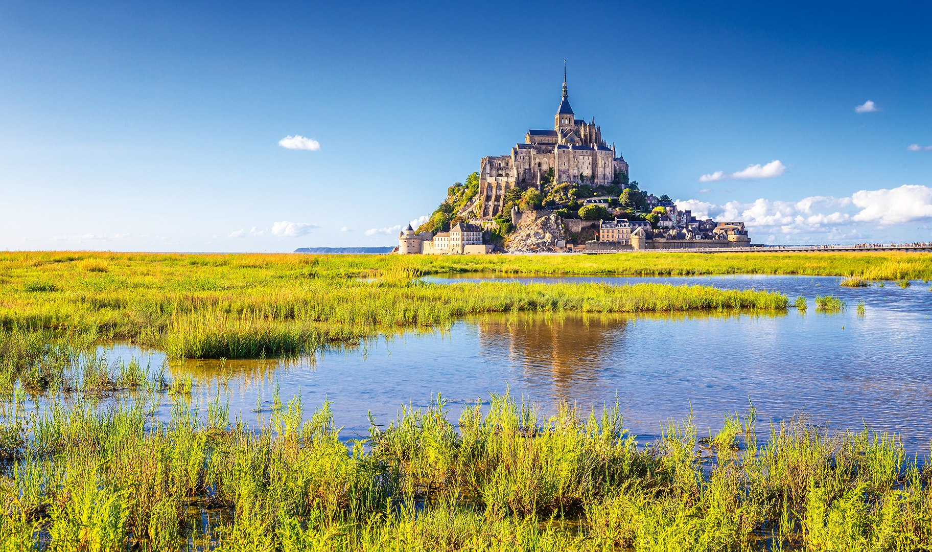 Blick auf den Mont Saint-Michel, © Fotolia JFL Photography