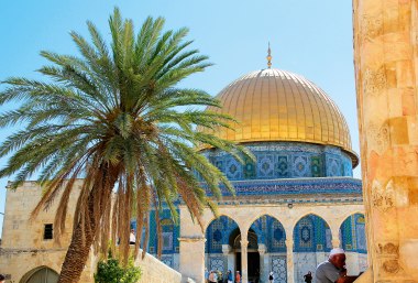 Der Felsendom in Jerusalem, © Bayerisches Pilgerbüro