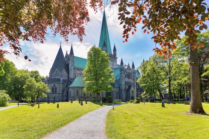 Norwegen Heiliger Olav Nidarosdom Trondheim, © iStock
