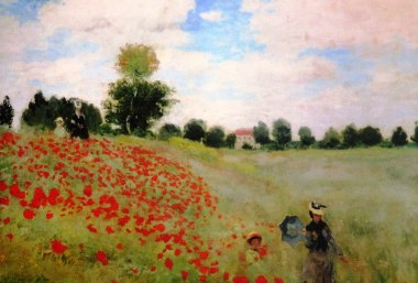 Mohnfeld bei Argenteuil, Gemälde von Claude Monet , © pixabay©markus53