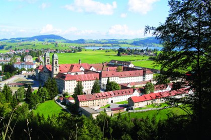 Kloster Einsiedeln, wichtigster Wallfahrtsort der Schweiz, © Bayerisches Pilgerbüro