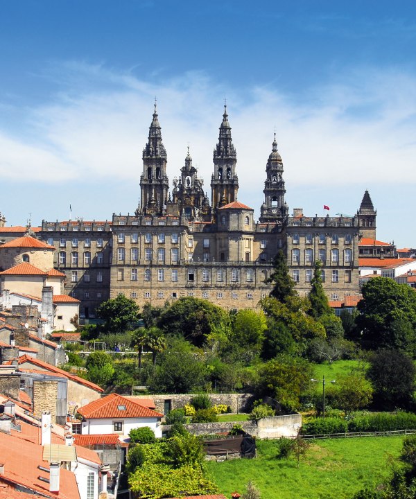 Blick auf die Kathedrale Santiago di Compostela, Spanien, © Tobias Büscher - Fotolia.com