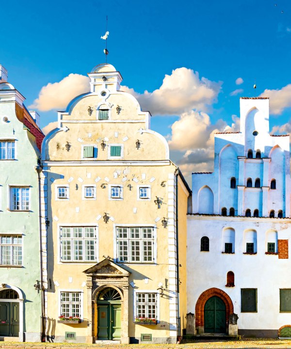 Die drei Brüder - Gebäudeensemble in der Altstadt von Riga, Lettland, © istockphoto.com©gorsh13