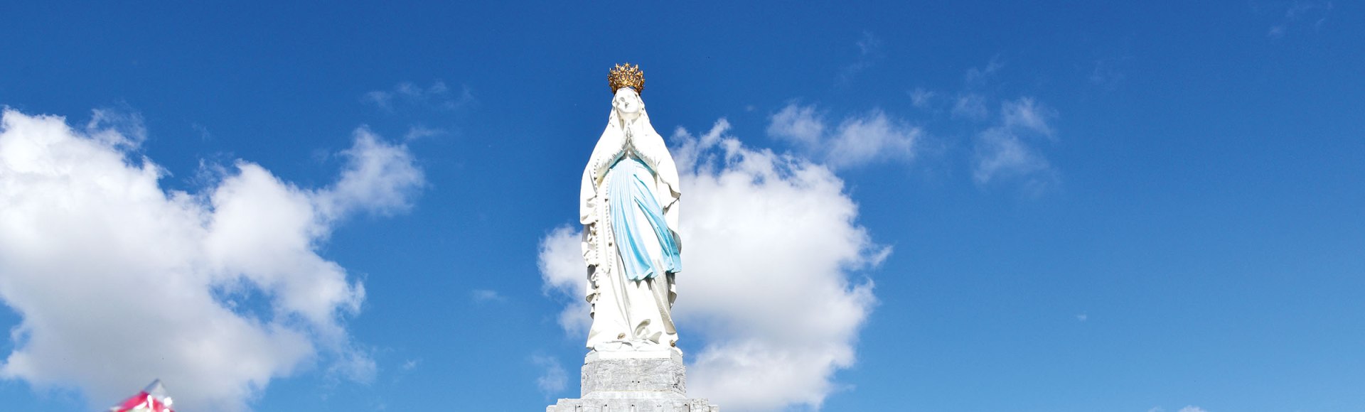 Gekrönte Maria in Lourdes, Frankreich, © FG Radtke