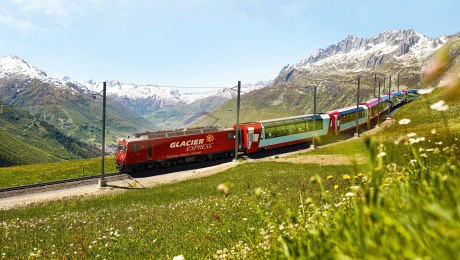 Der Glacier-Express. Der langsamste Schnellzug der Welt, Schweiz, © rhb1505