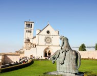 Blick auf Assisi, Italien, © Bayerisches Pilgerbüro