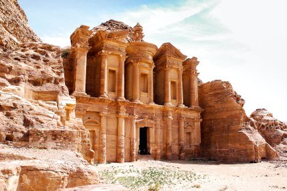 „Das Kloster“ in Petra, Jordanien, © Bayerisches Pilgerbüro