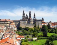 Blick auf die Kathedrale Santiago di Compostela, Spanien, © Tobias Büscher - Fotolia.com