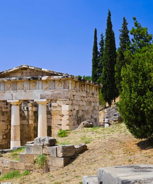 Die archäologischen Stätte Delphi, Griechenland, © istockphoto.com - TPopova