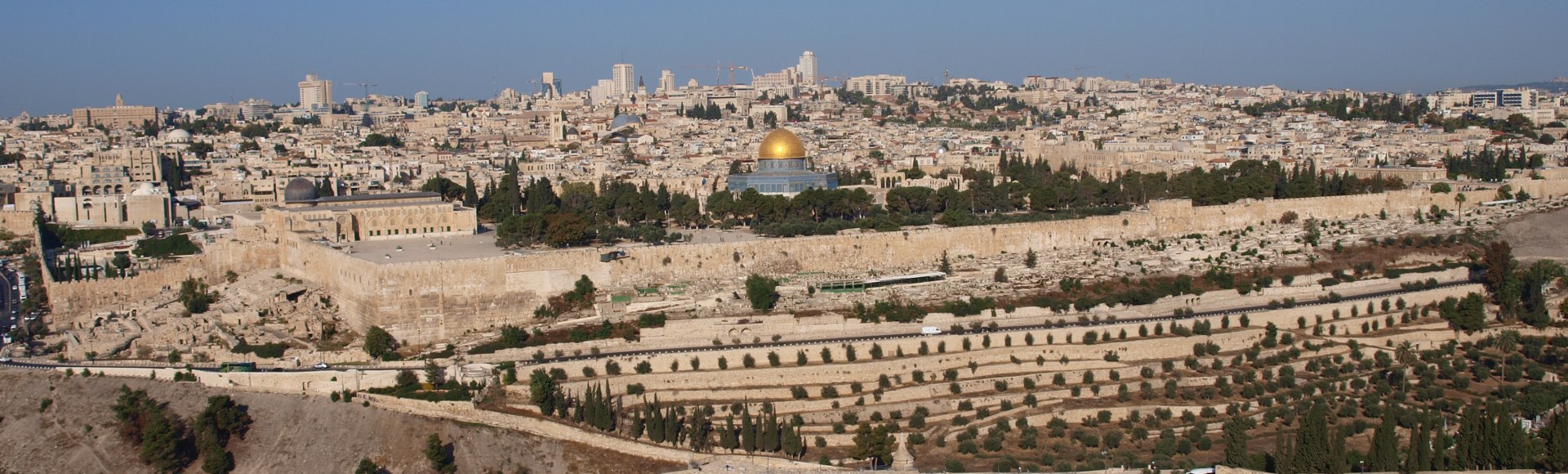 Blick auf Jerusalem vom Ölberg, Israel, © Bayerisches Pilgerbüro