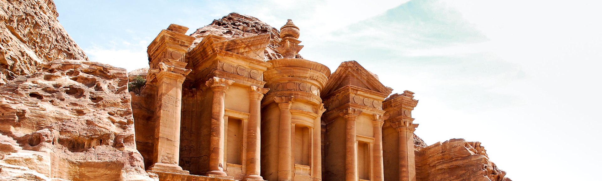 „Das Kloster“ in Petra, Jordanien, © Bayerisches Pilgerbüro