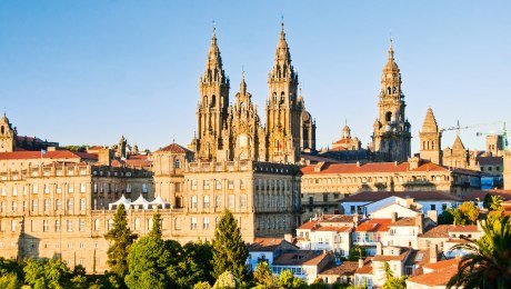 Blick auf die Kathedrale von Santiago de Compostela, Spanien, © iStockphoto.com - Vlad Karavaev