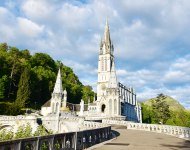 Heiliger Bezirk in Lourdes, Frankreich, © Bayerisches Pilgerbüro