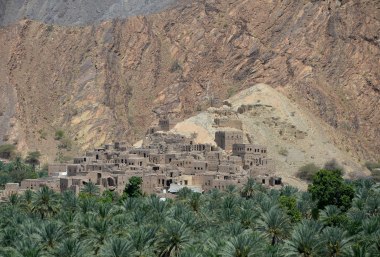 Lehmhäuser im Oman, © Judith Lang