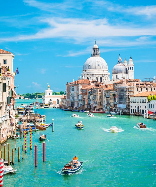 Blick auf den Canal Grande in Venedig, Italien, © engel.ac - stock.adobe.com