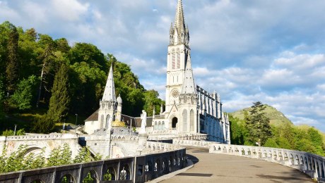 Basilika von Lourdes, Frankreich, © Bayerisches Pilgerbüro